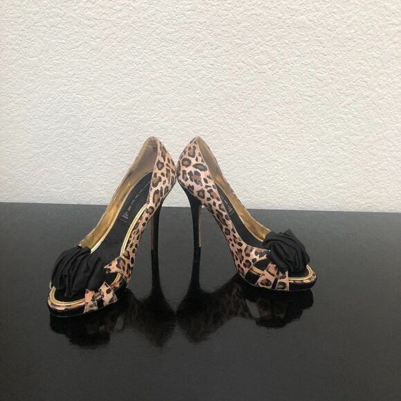 Steven by Steve Madden Animal Print Heels Size 5.5 - Picture 2 of 11